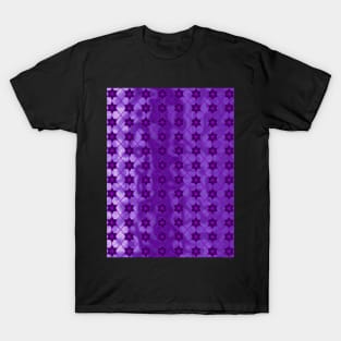 PURPLE Star Pattern T-Shirt